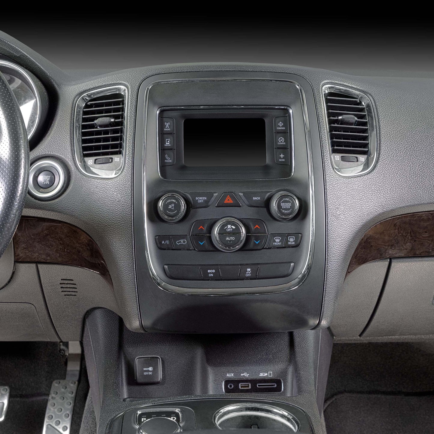 Metra 95-6559B TurboTactile Double-DIN Dash Kit for Dodge Durango 2014-2020 with factory 4-inch screen