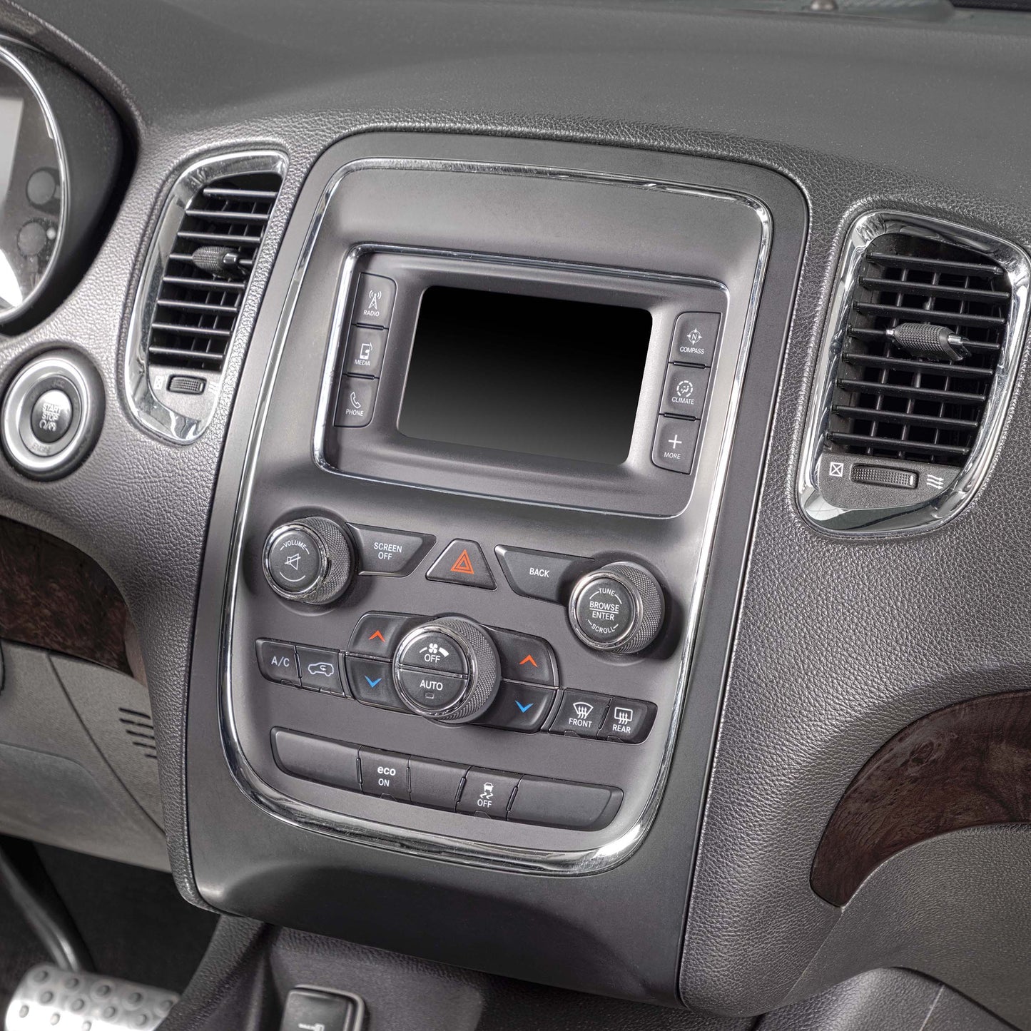 Metra 95-6559B TurboTactile Double-DIN Dash Kit for Dodge Durango 2014-2020 with factory 4-inch screen
