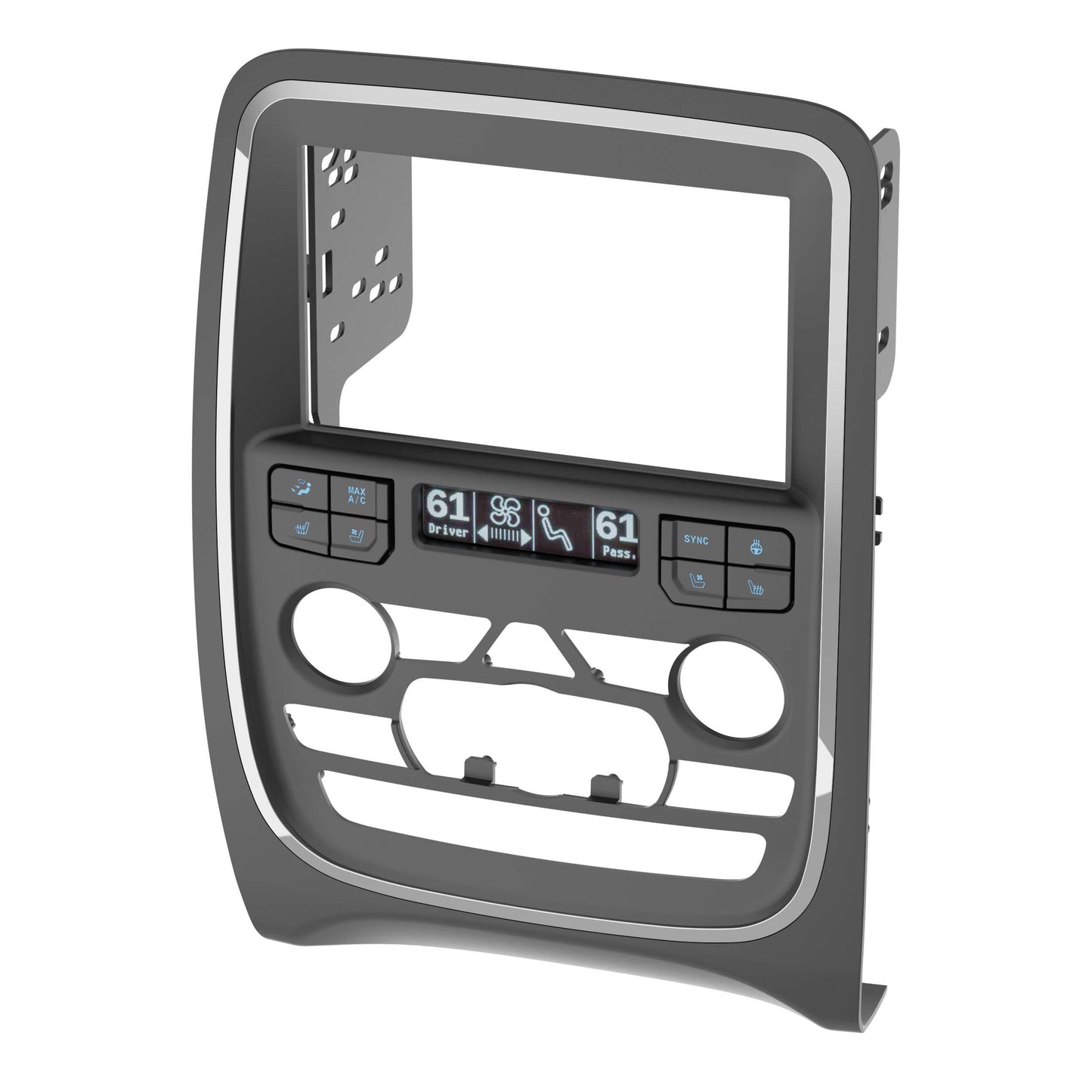 Metra 95-6560B TurboTactile Double-DIN Dash Kit for Dodge Durango 2014-2020 with factory 8-inch screen