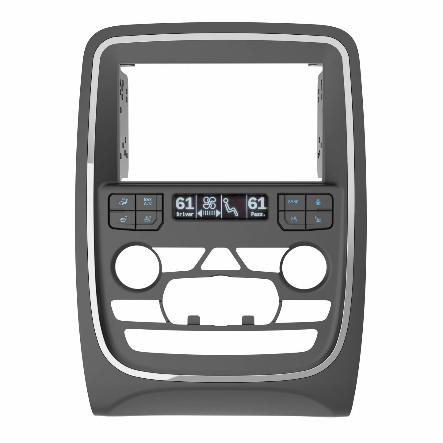 Metra 95-6560B TurboTactile Double-DIN Dash Kit for Dodge Durango 2014-2020 with factory 8-inch screen