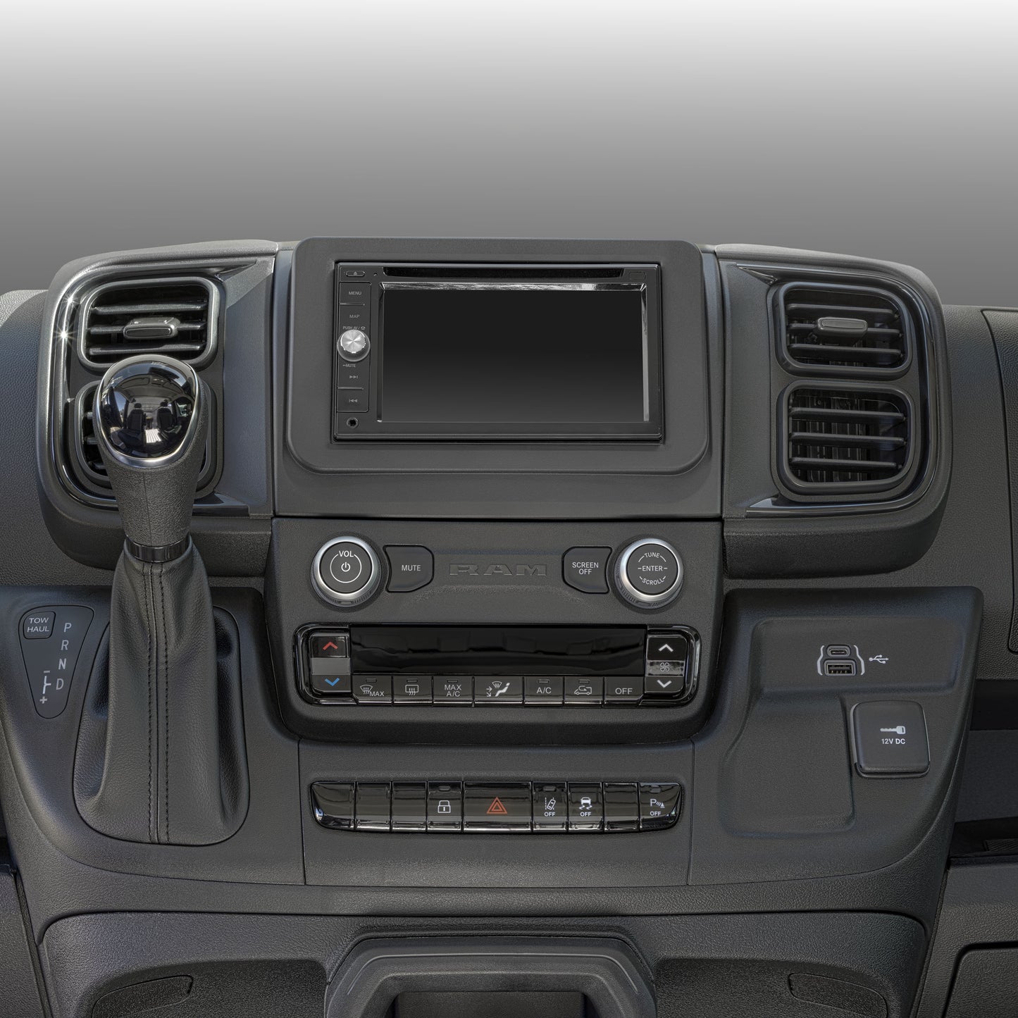 Metra 95-6561 Double-DIN Dash Kit for Ram ProMaster 1500, 2500, and 3500 2022-2026