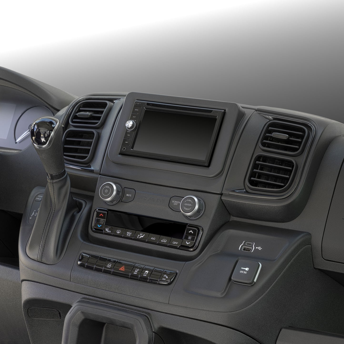 Metra 95-6561 Double-DIN Dash Kit for Ram ProMaster 1500, 2500, and 3500 2022-2026