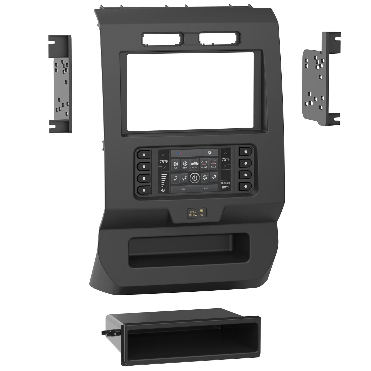 Metra 99-5834CH TurboTouch Dash Kit for Ford F-Series Trucks