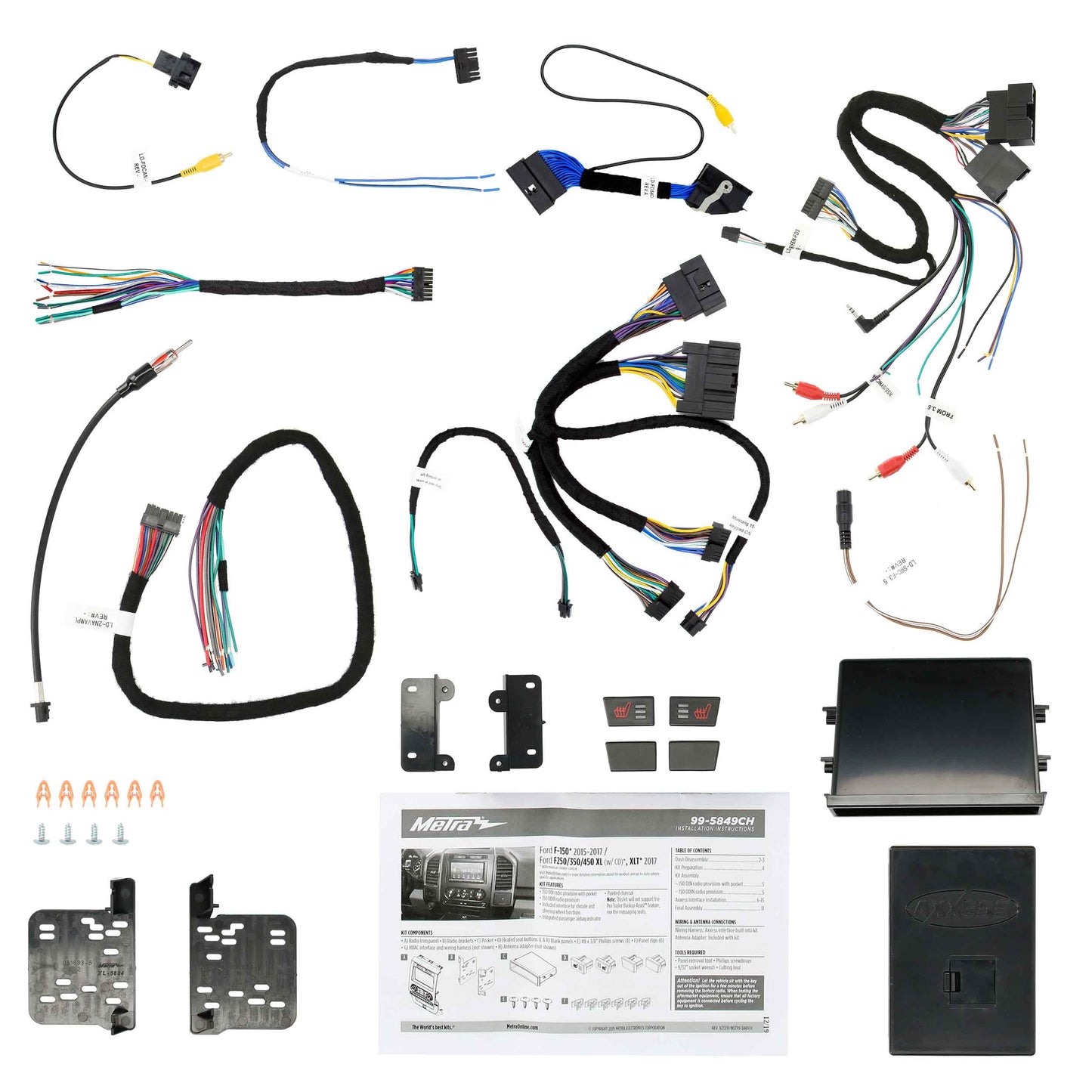 Metra 99-5849CH TurboTactile Dash Kit for Ford F-Series Trucks