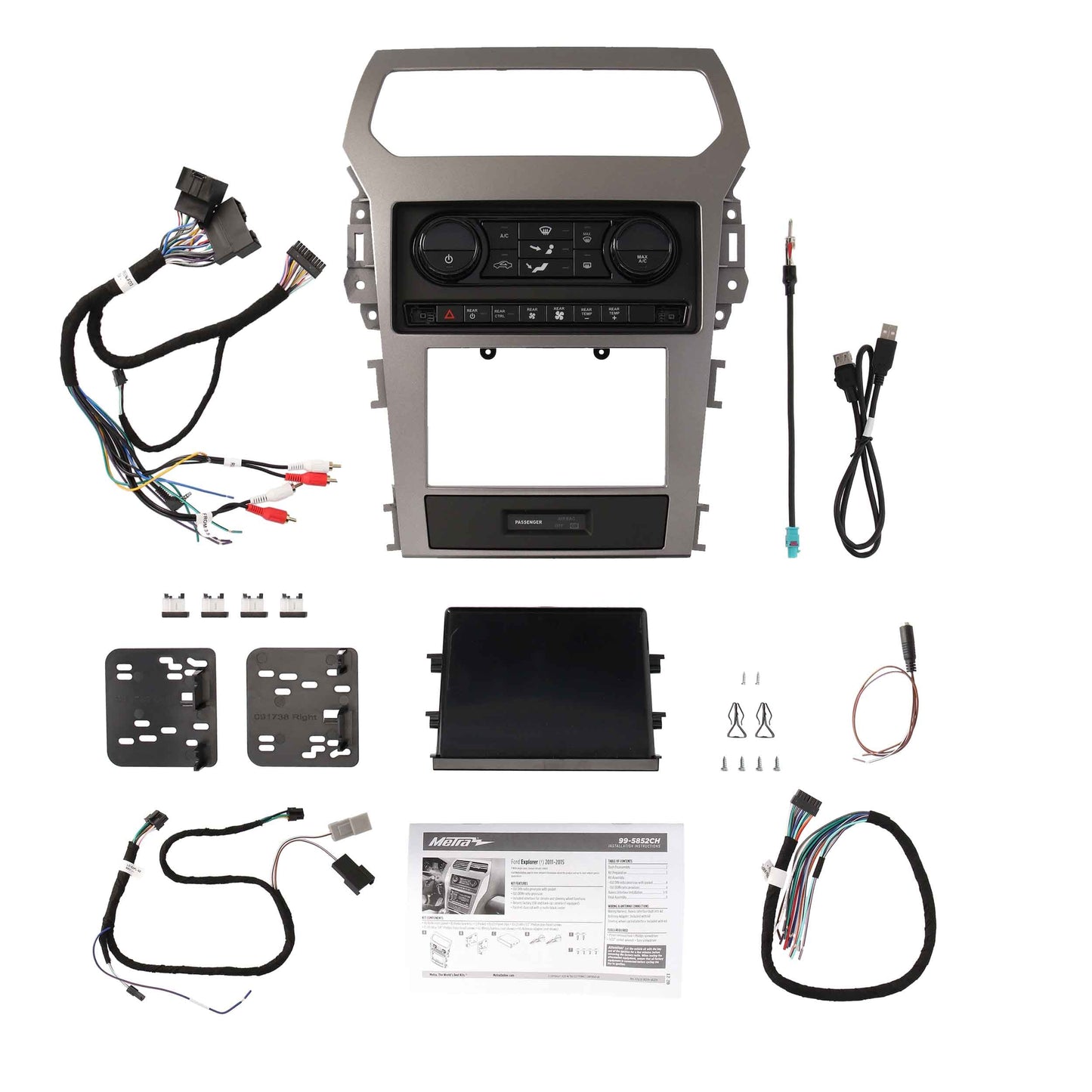 Metra 99-5852CH TurboTactile Dash Kit for Ford Explorer