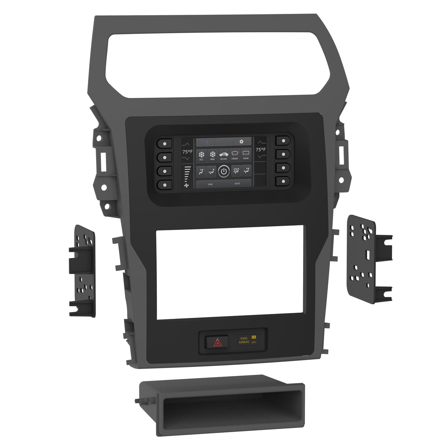 Metra 99-5858CH TurboTouch Dash Kit for Ford Explorer 2011-2019 with 8-Inch Touchscreen