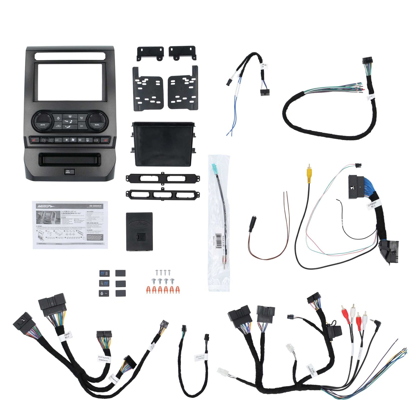 Metra 99-5864CH TurboTactile Dash Kit for Ford F-Series 2015-2022