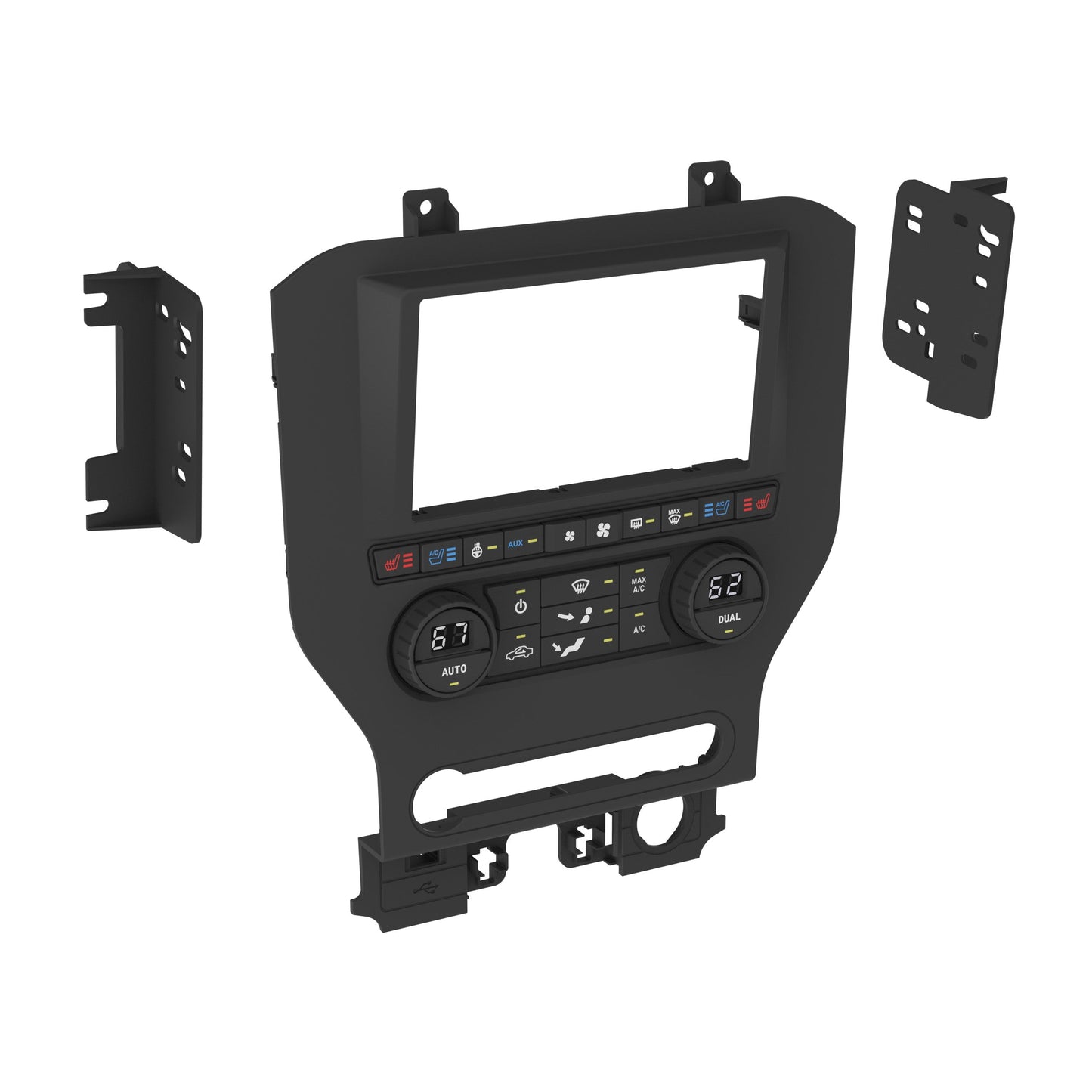 Metra 99-5866CH TurboTactile Dash Kit for Ford Mustang 2015-2023 with 8-Inch Screen