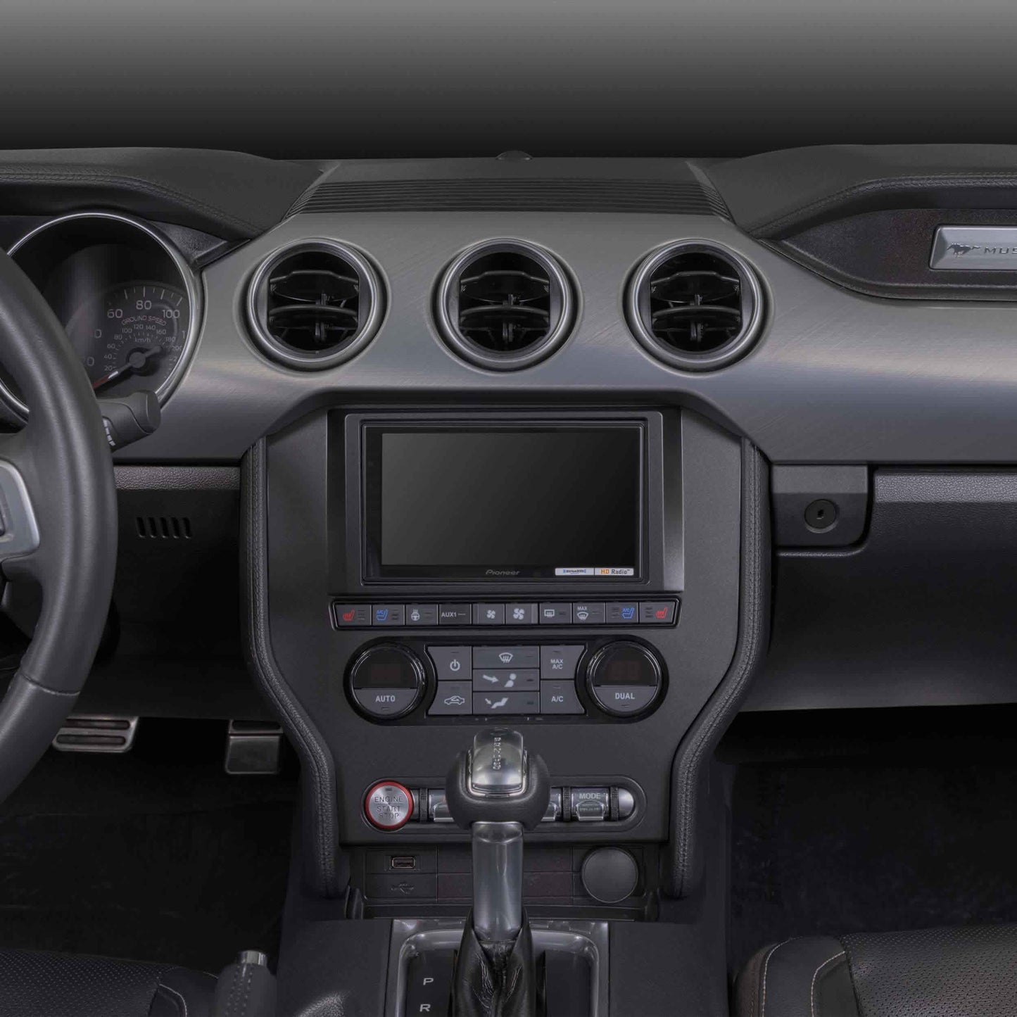 Metra 99-5866CH TurboTactile Dash Kit for Ford Mustang 2015-2023 with 8-Inch Screen