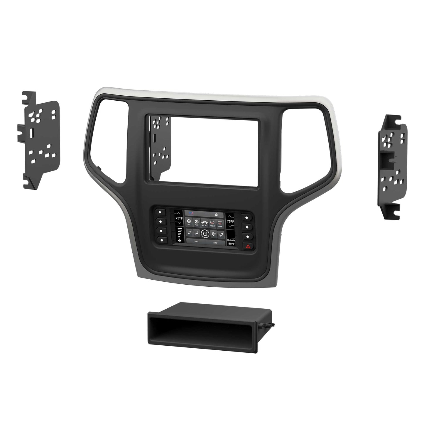 Metra 99-6536S Single/Double-DIN TurboTouch Dash Kit for Jeep Grand Cherokee