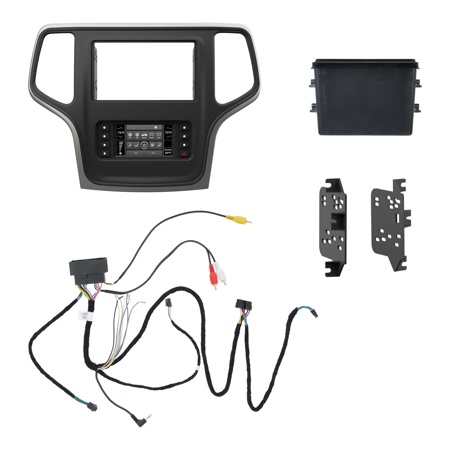 Metra 99-6536S Single/Double-DIN TurboTouch Dash Kit for Jeep Grand Cherokee