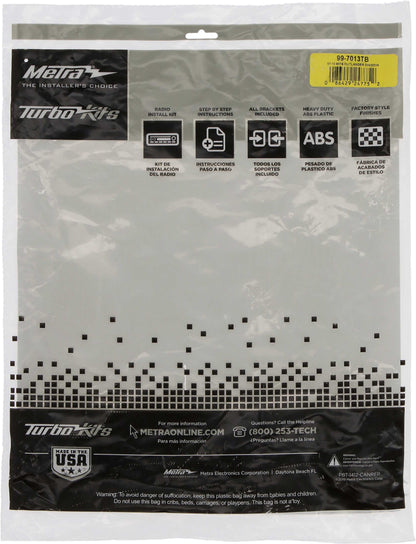 Metra 99-7013TB Single/Double-DIN Dash Kit for Mitsubishi Outlander