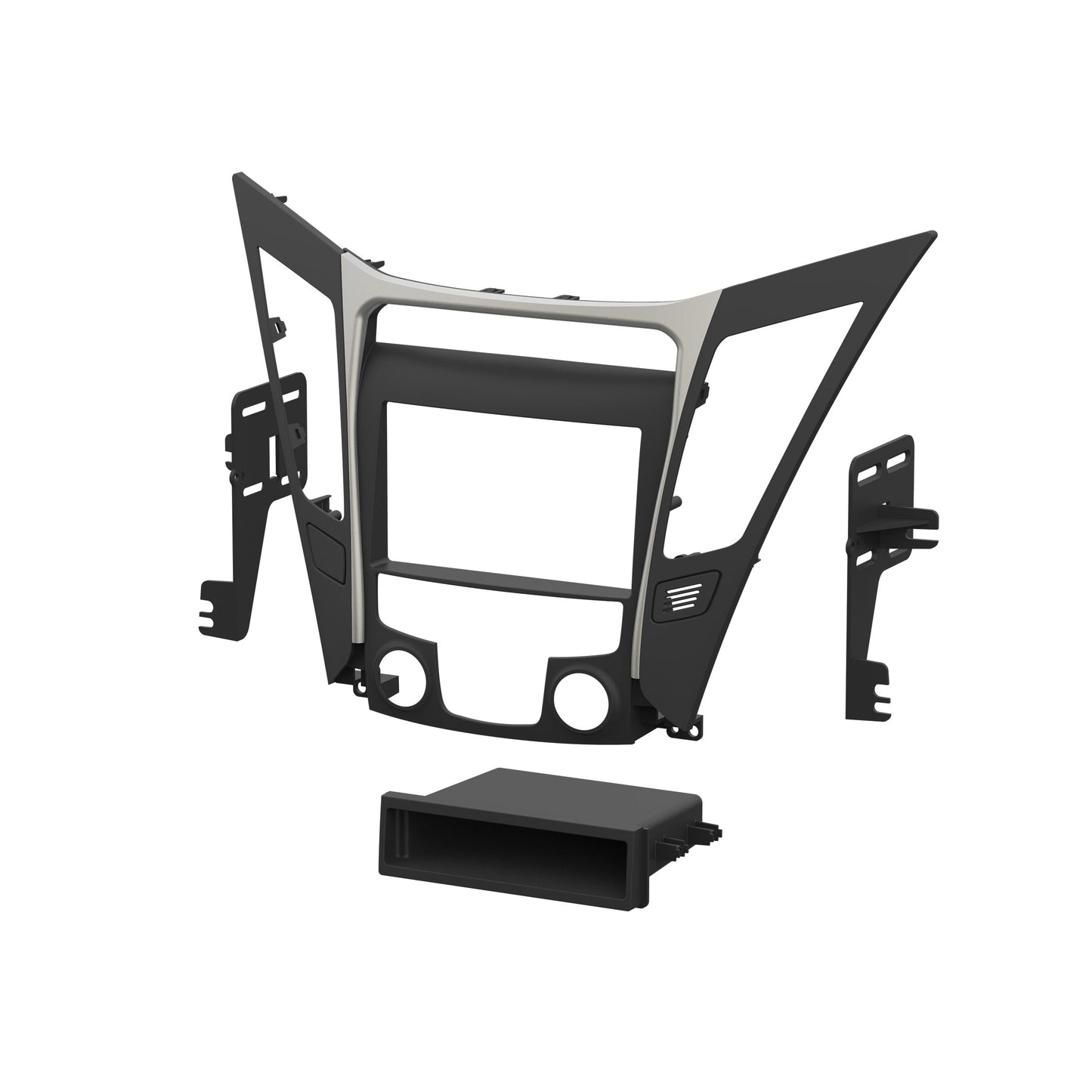 Metra 99-7342 Single/Double-DIN Dash Kit for 2011-2014 Hyundai Sonata Manual A/C