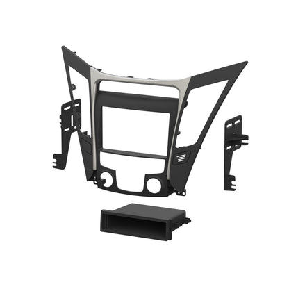 Metra 99-7342 Single/Double-DIN Dash Kit for 2011-2014 Hyundai Sonata Manual A/C