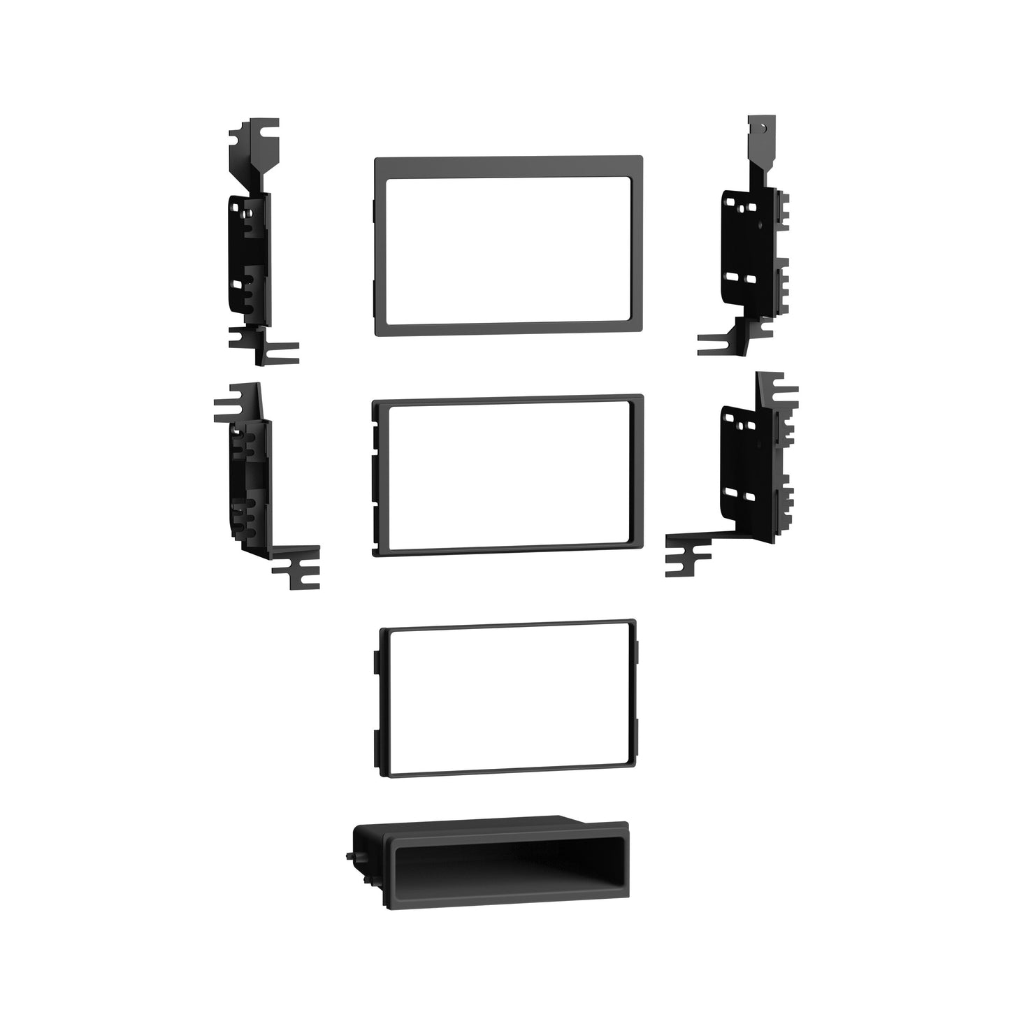 Metra 99-7358 Single/Double-DIN Dash Kit for Select Hyundai and Kia Vehicles 1995-2010