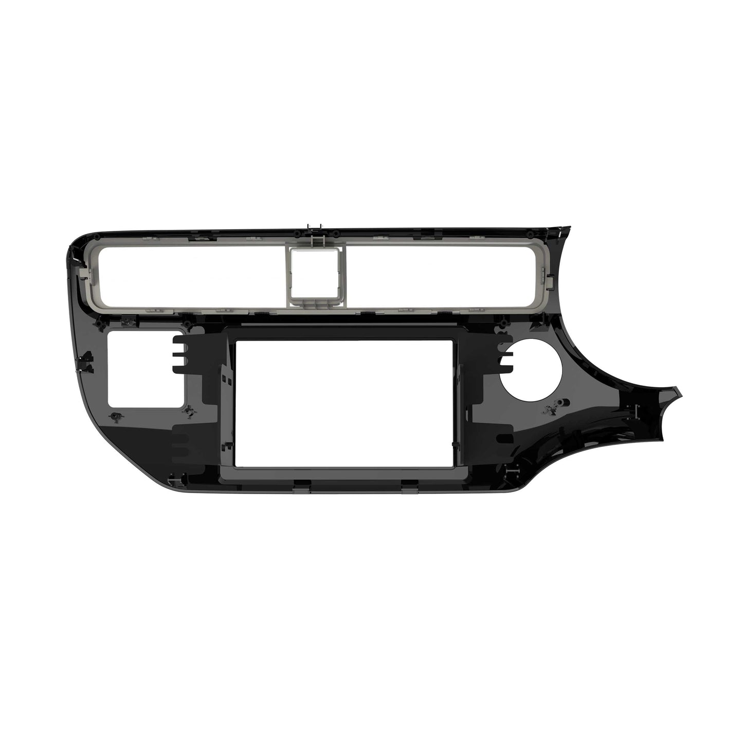 Metra 99-7367HG Single/Double-DIN Dash Kit for Kia Rio 2016-2017 Gloss Black With Push-to-Start