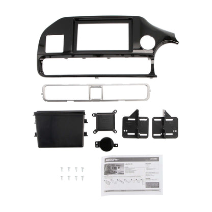 Metra 99-7367HG Single/Double-DIN Dash Kit for Kia Rio 2016-2017 Gloss Black With Push-to-Start