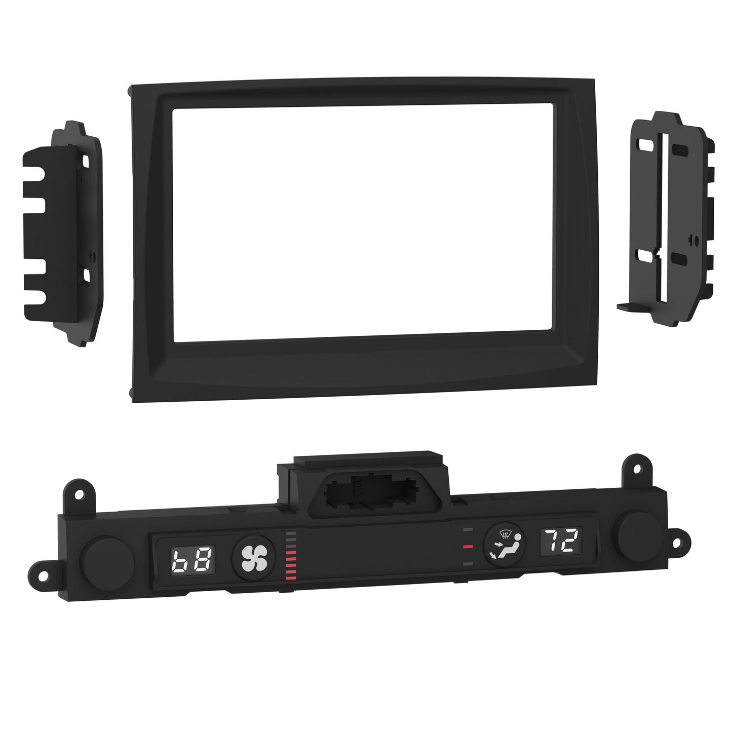 Metra 99-7390B Single or Double-DIN Dash Kit for Kia Sportage with NAV