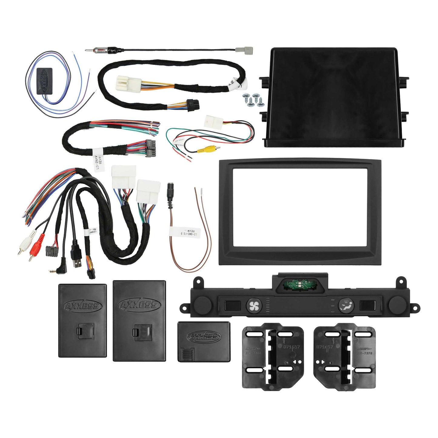 Metra 99-7390B Single or Double-DIN Dash Kit for Kia Sportage with NAV
