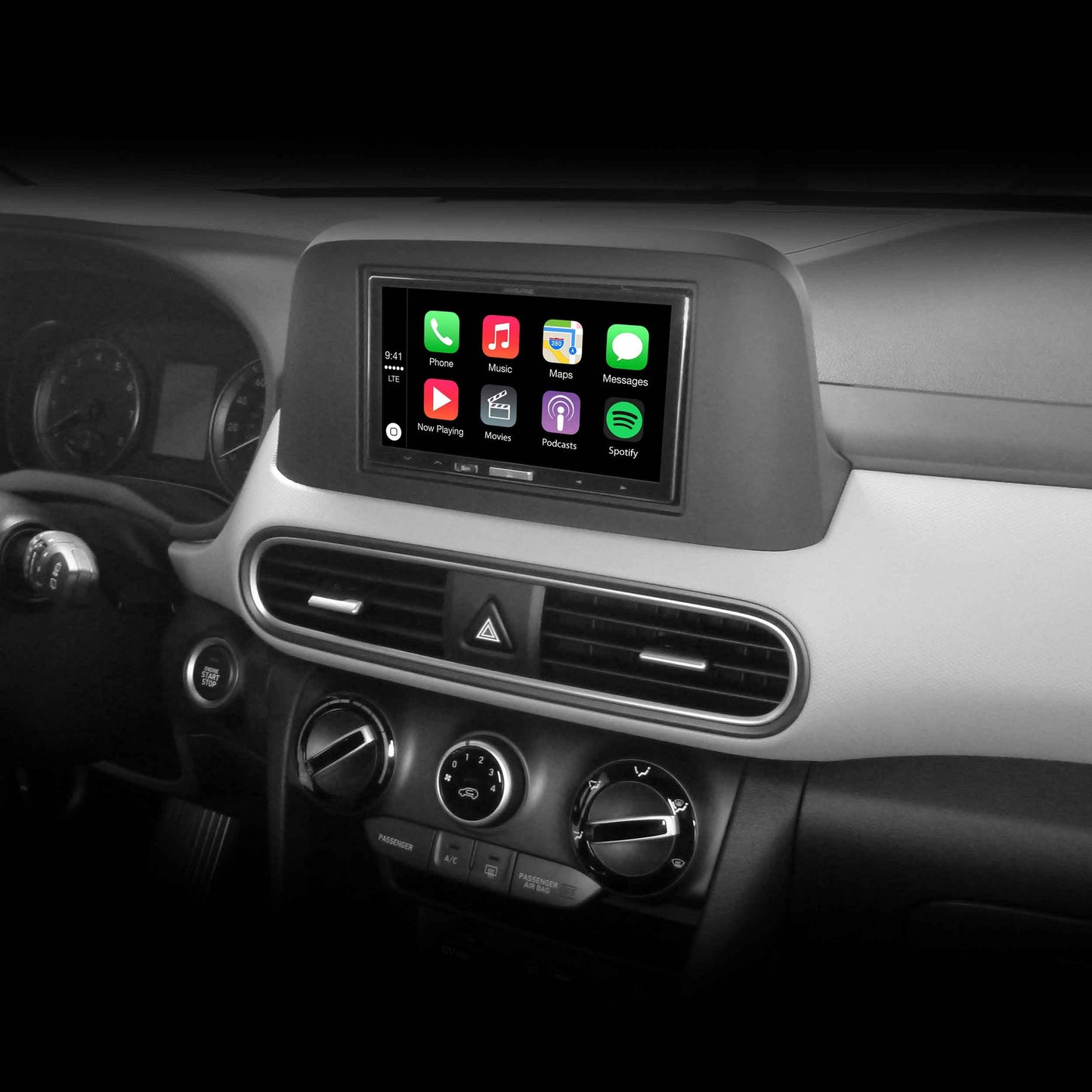 Metra 99-7392B Single or Double-DIN Dash Kit for Hyundai Kona