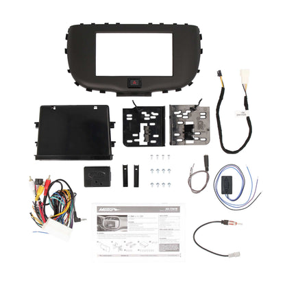 Metra 99-7397B Single or Double-DIN Dash Kit for Kia Soul 2020-2021