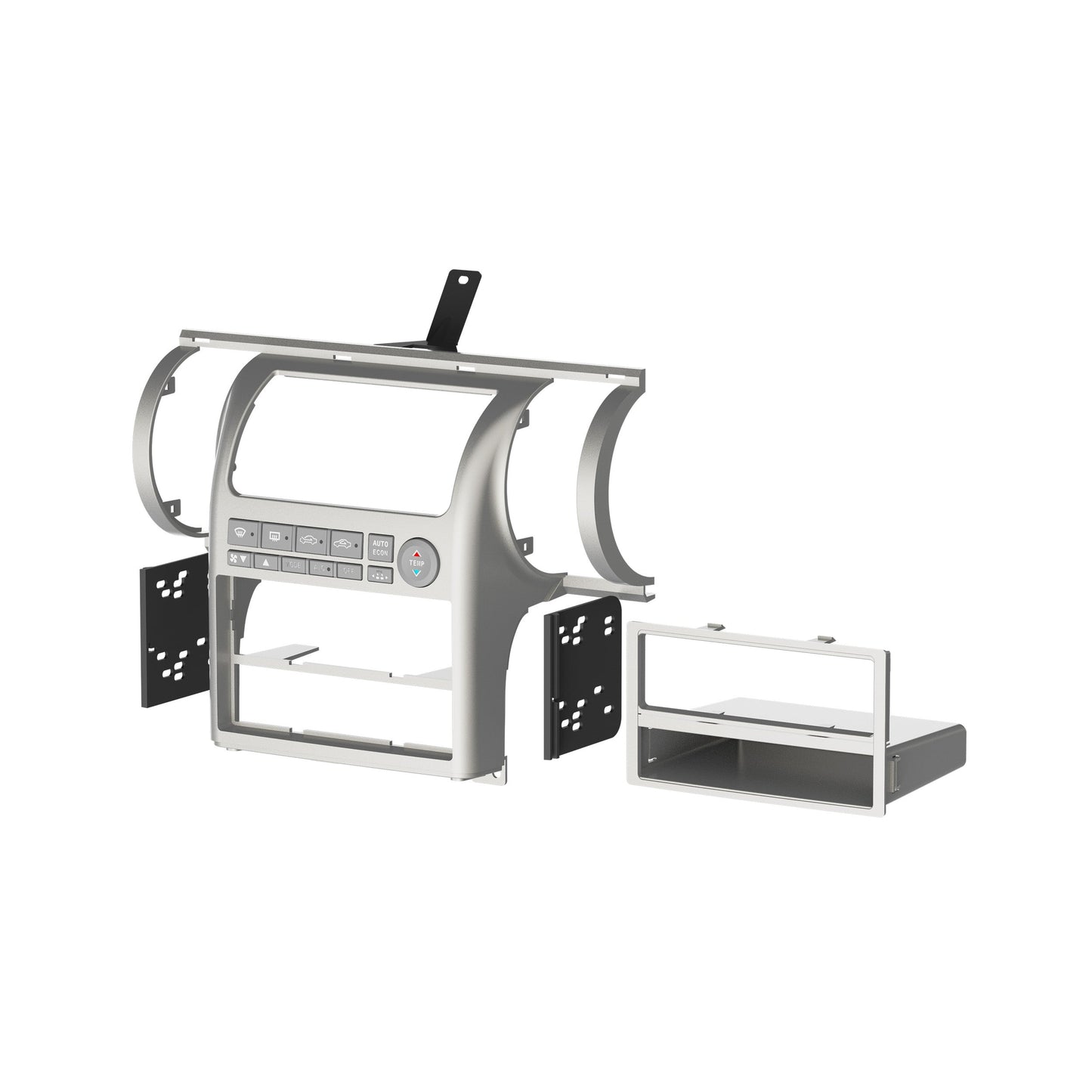 Metra 99-7604 Single/Double-DIN Climate Panel Dash Kit for 2003-2004 INFINITI G35