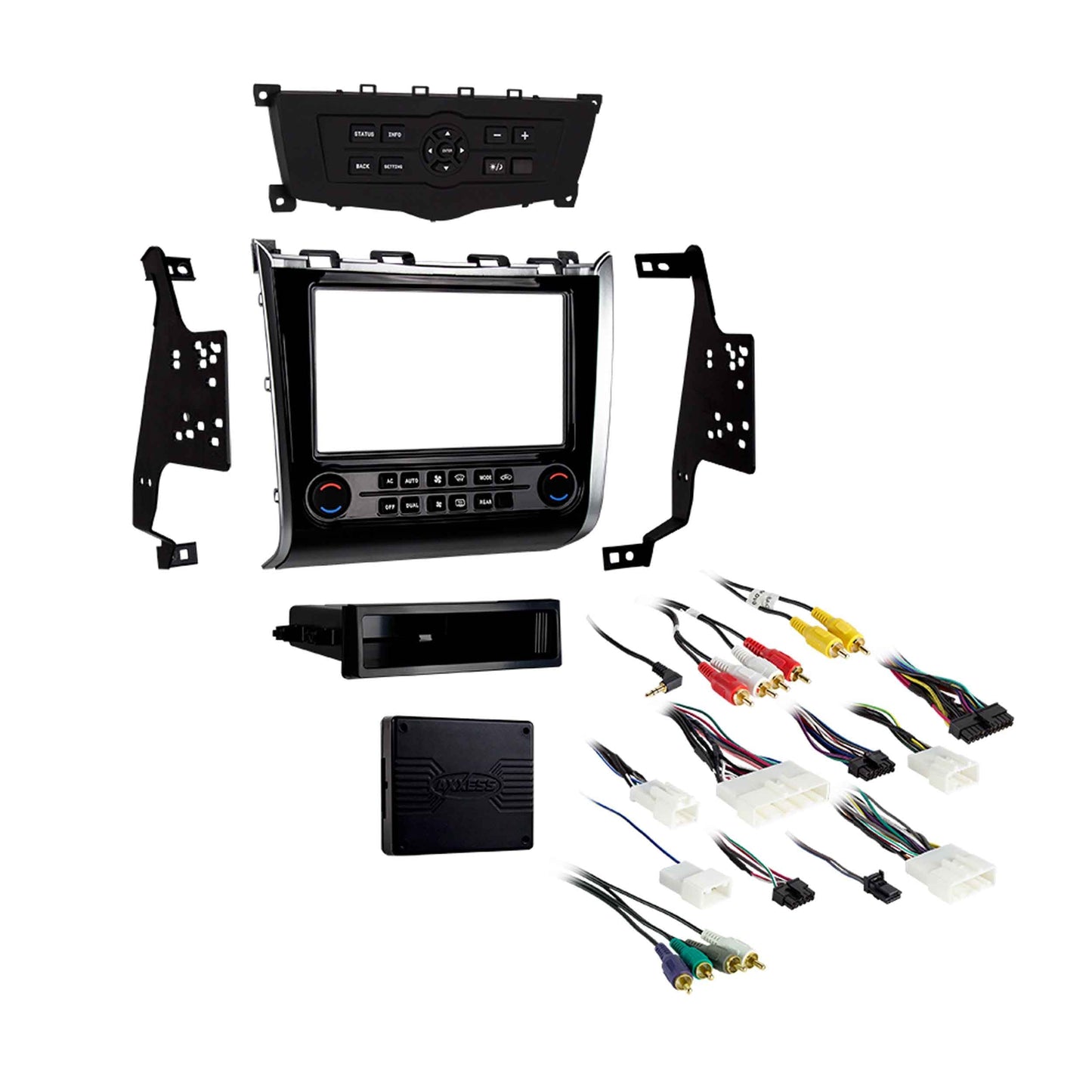 Metra 99-7627HG Single/Double-DIN Dash Kit for 2013-2016 Nissan Pathfinder