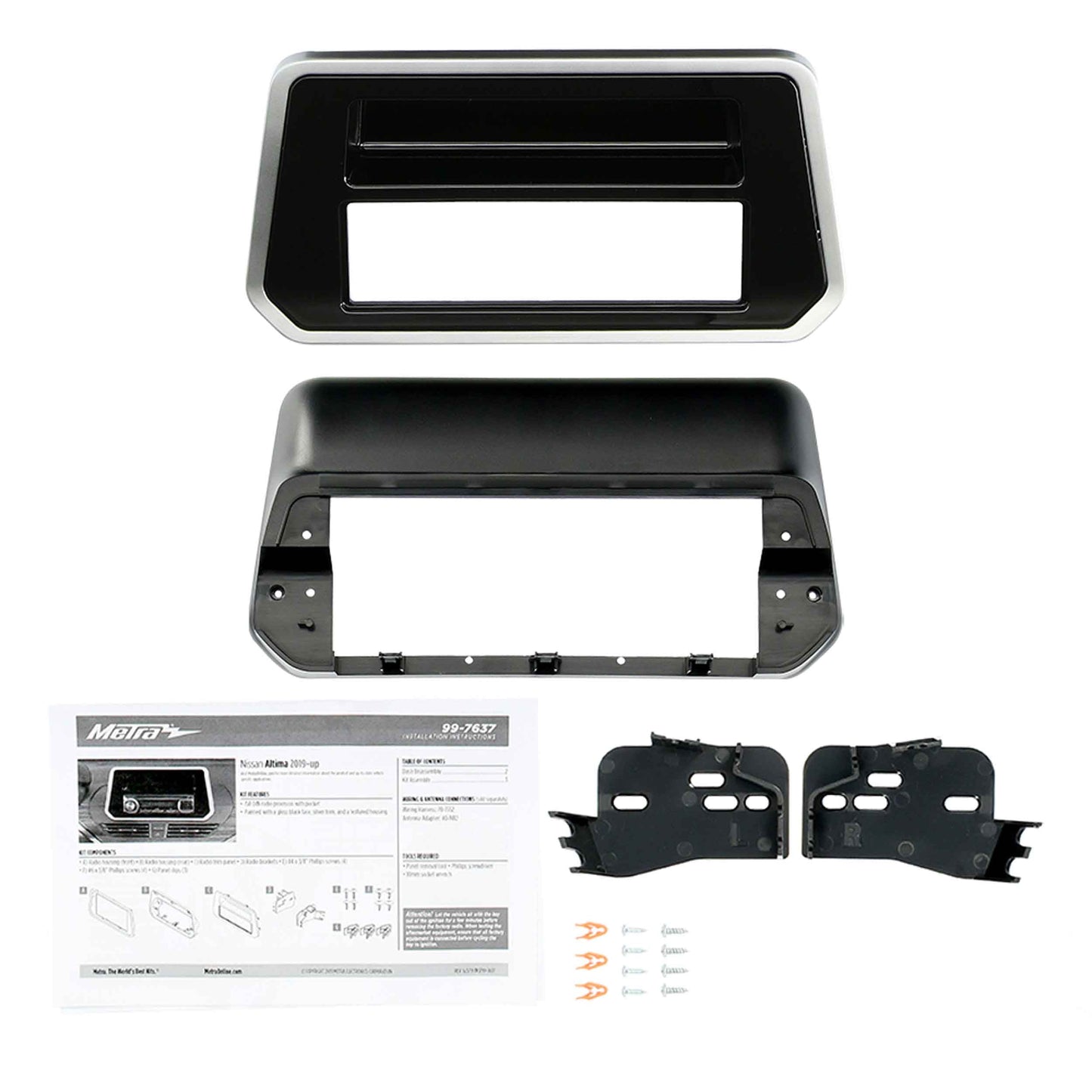 Metra 99-7637 Single-DIN Dash Kit for 2019-2022 Nissan Altima