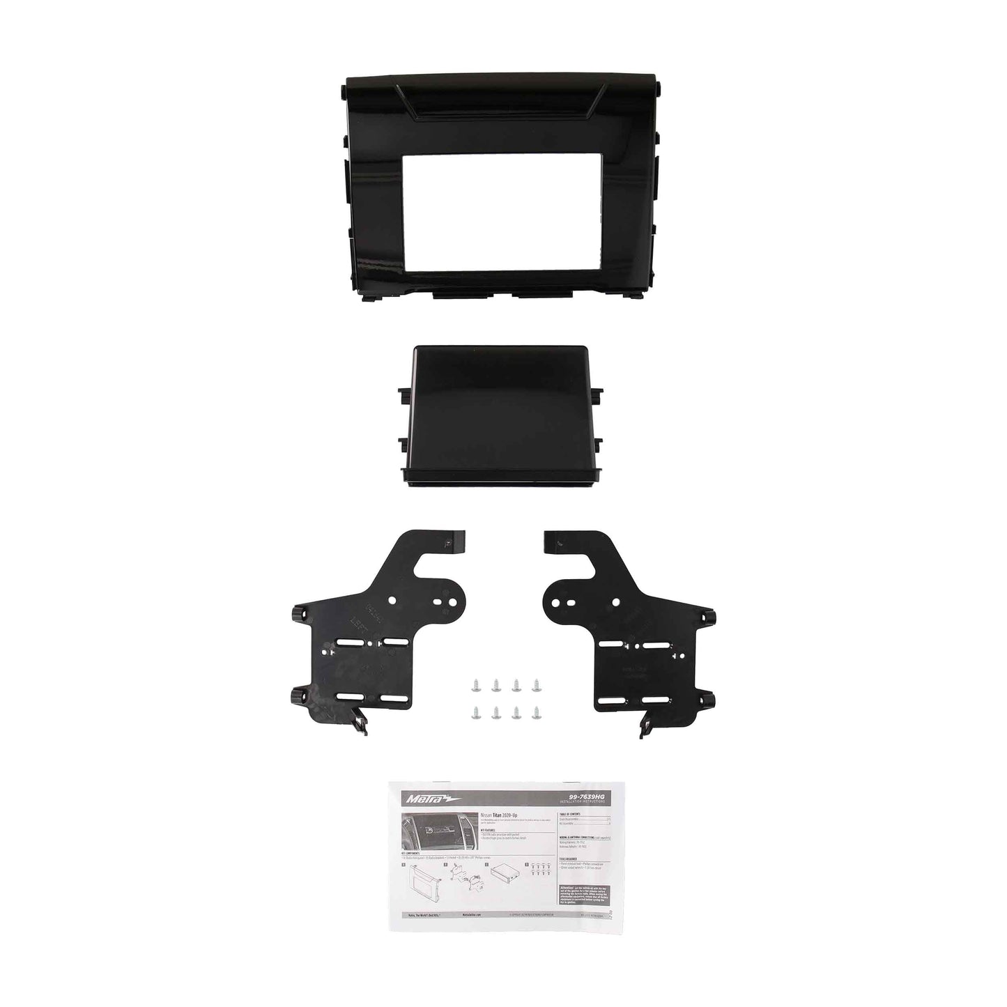 Metra 99-7639HG Single-DIN Dash Kit for 2020-2021 Nissan Titan