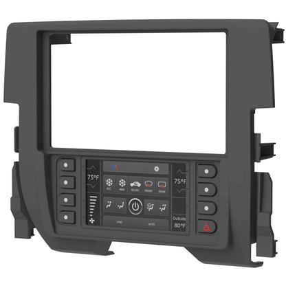 Metra 99-7821B TurboTouch Single/Double-DIN Dash Kit for Honda Civic 2016-2021 Excluding LX