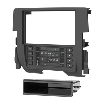 Metra 99-7821B TurboTouch Single/Double-DIN Dash Kit for Honda Civic 2016-2021 Excluding LX