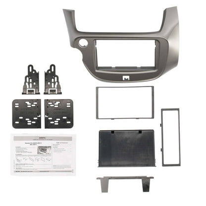 Metra 99-7877S Single-DIN Dash Kit for Honda Fit 2009-2013 Silver