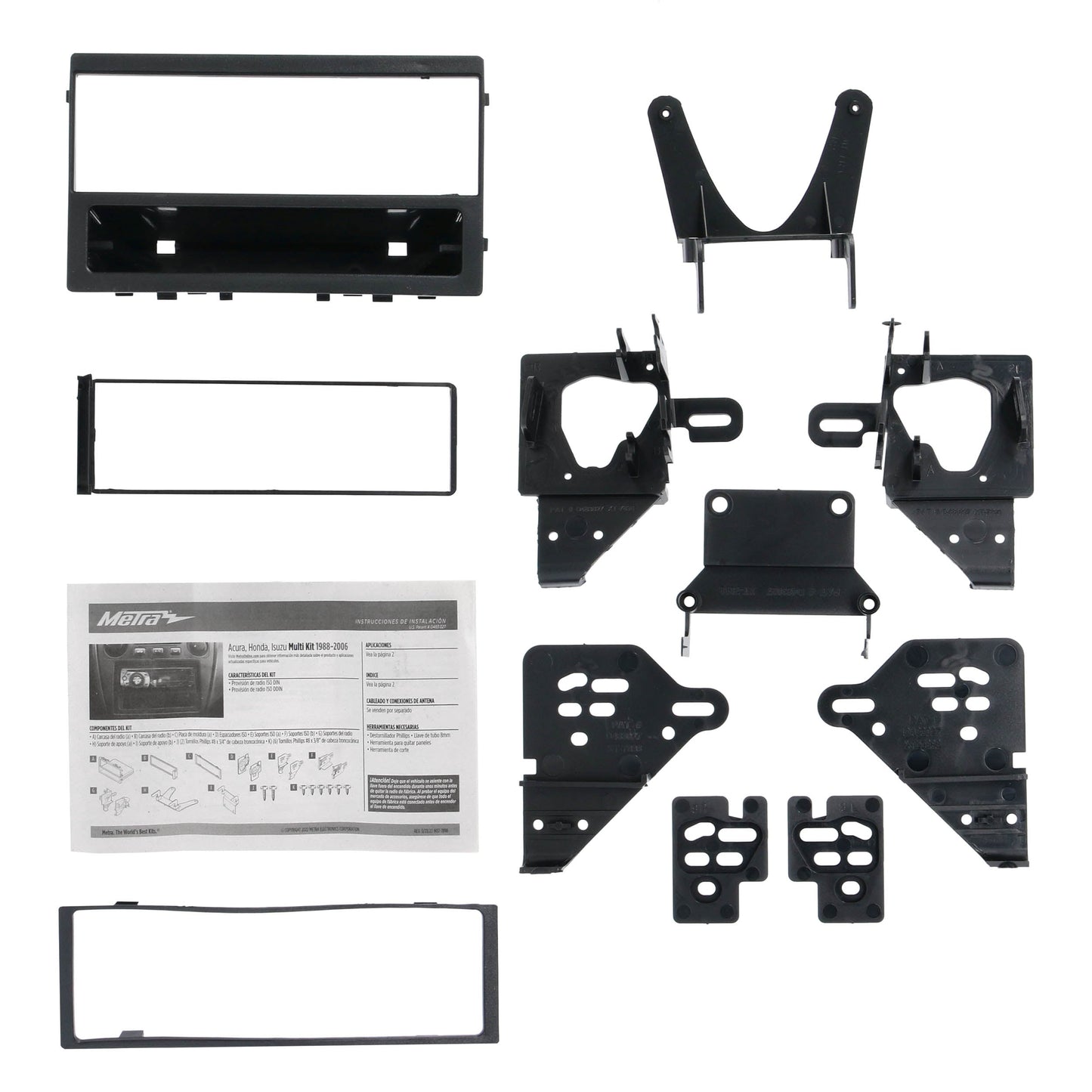 Metra 99-7898 Single-DIN Dash Kit for Honda, Acura and Isuzu