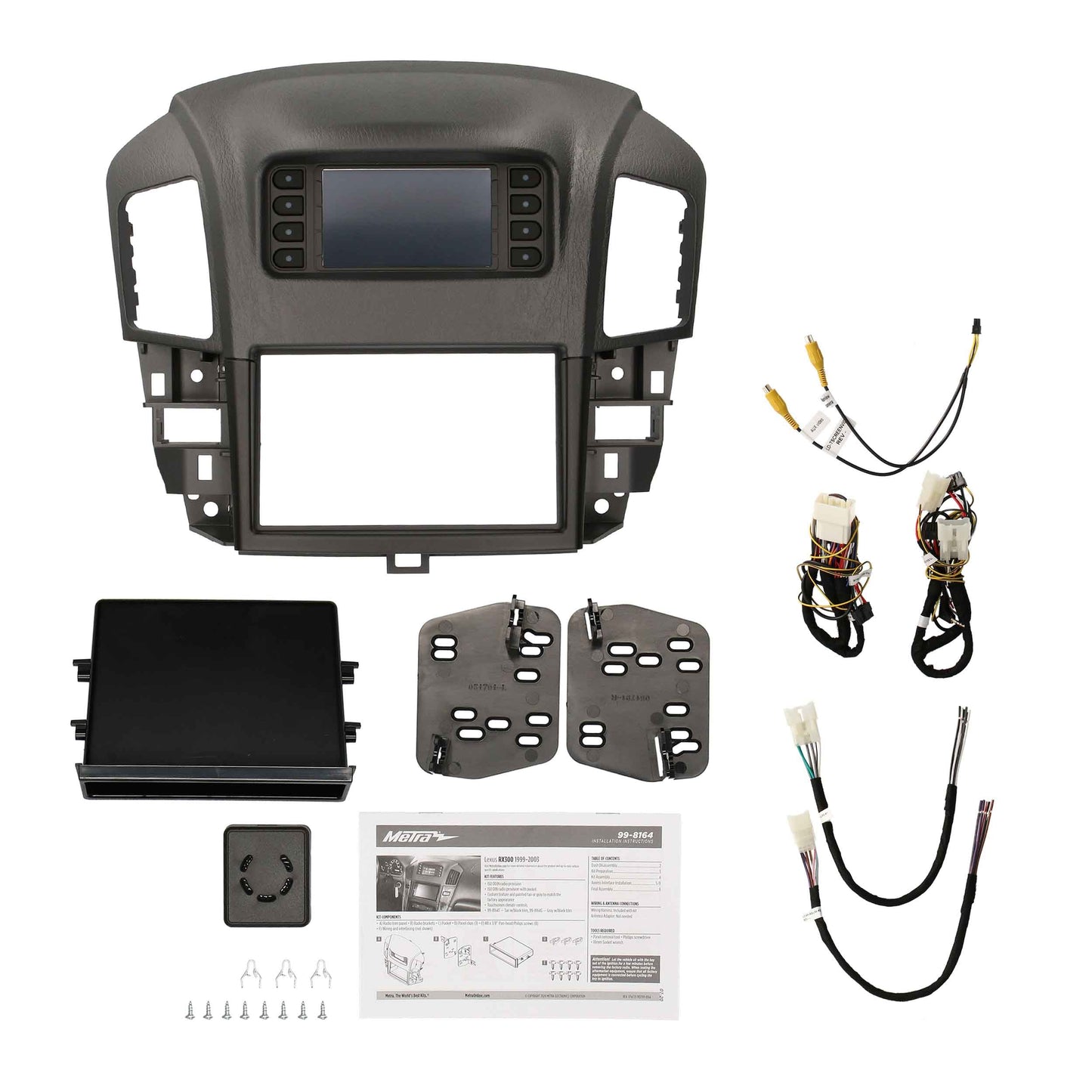 Metra 99-8164G TurboTouch Dash Kit for Lexus RX300 1999-2003 Gray