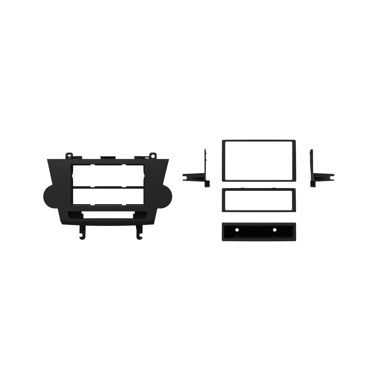 Metra 99-8222 Single/Double-DIN Dash Kit for Toyota Highlander 2008-2012