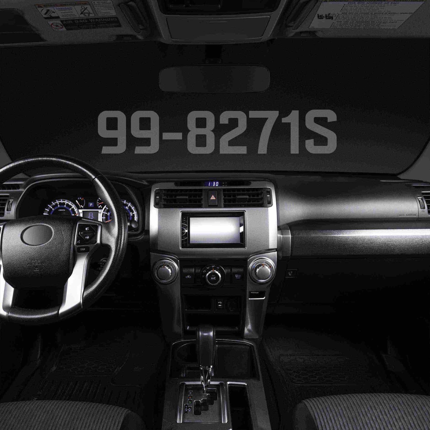 Metra 99-8271S Single/Double-DIN Dash Kit for Toyota 4Runner Silver