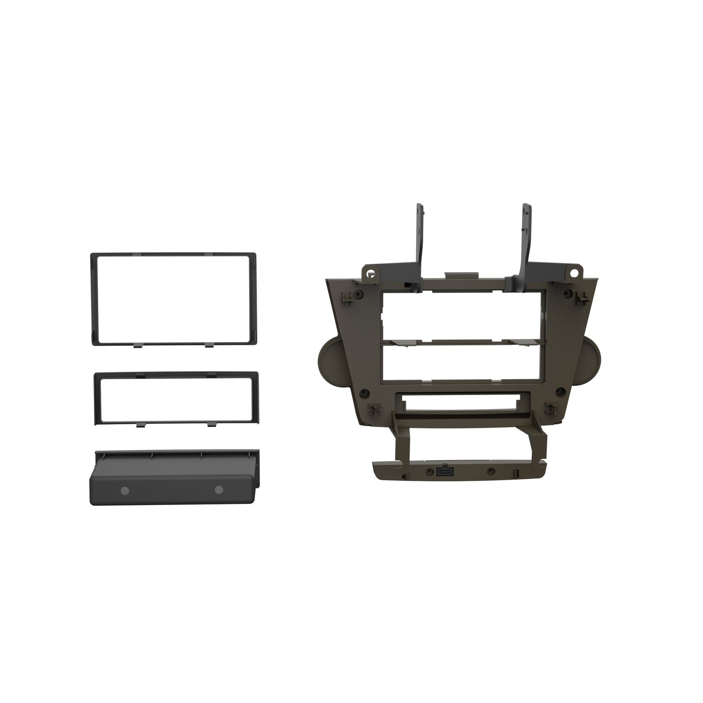Metra 99-8274BR Double-DIN Dash Kit for Toyota Highlander with NAV Brown
