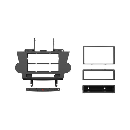 Metra 99-8274B Double-DIN Dash Kit for Toyota Highlander with NAV Black