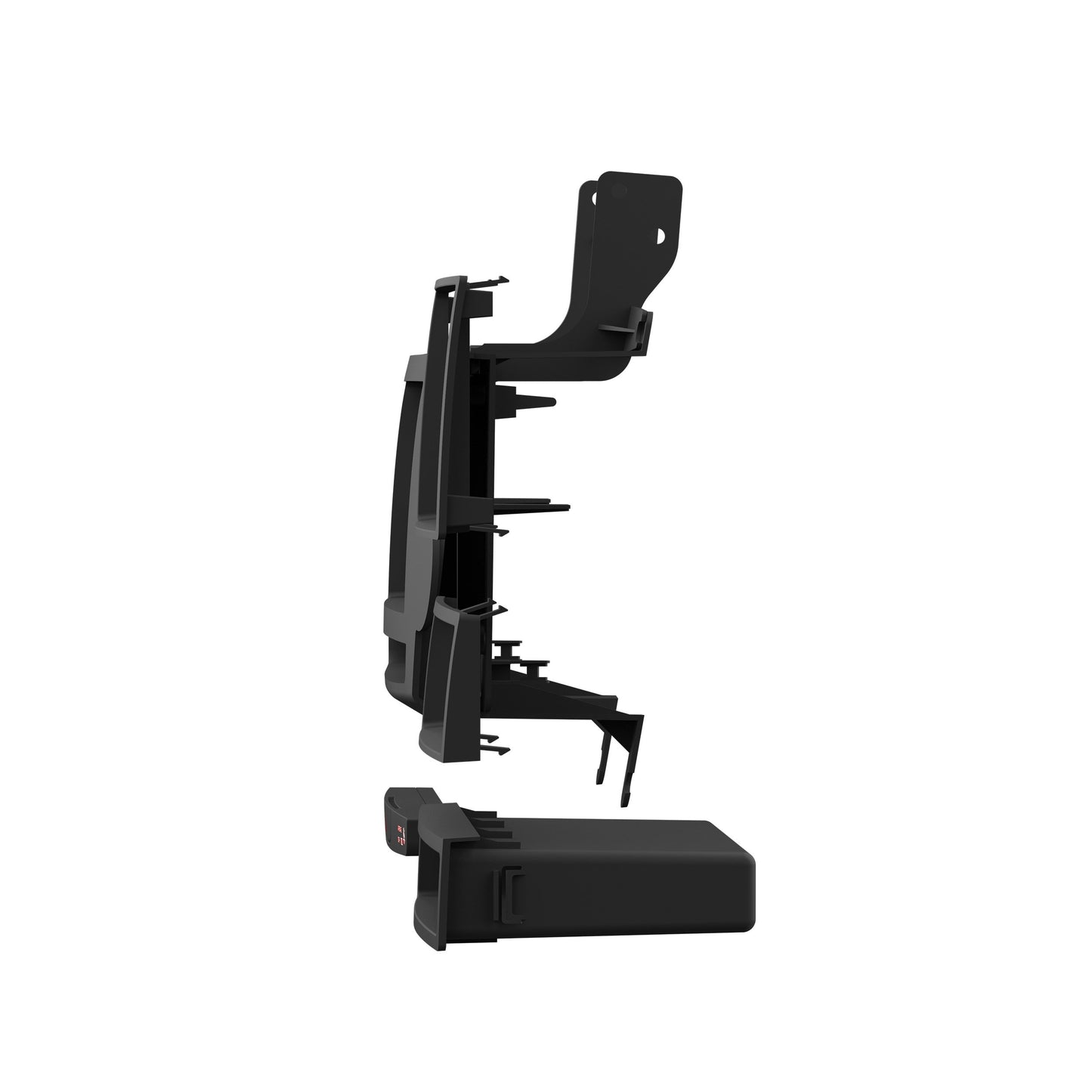 Metra 99-8274B Double-DIN Dash Kit for Toyota Highlander with NAV Black