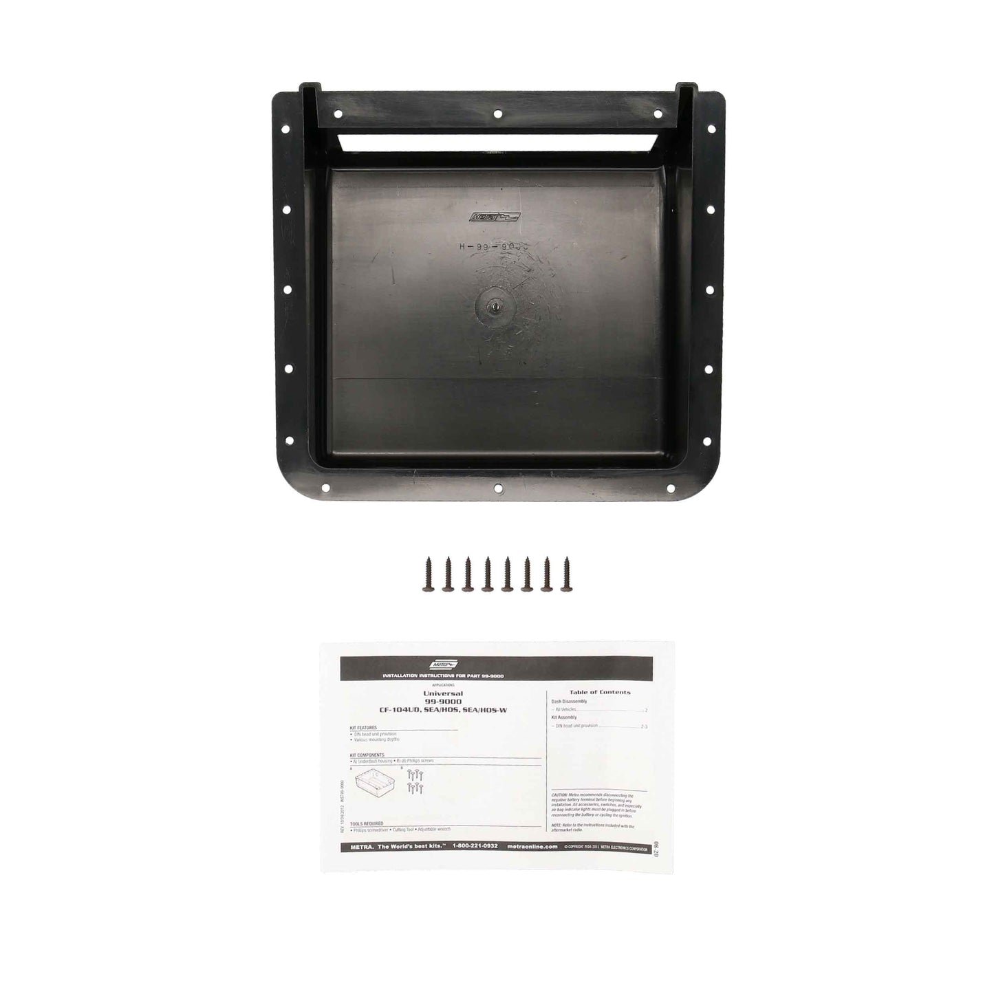 Metra 99-9000 Universal Single-DIN Under-Dash Radio Housing
