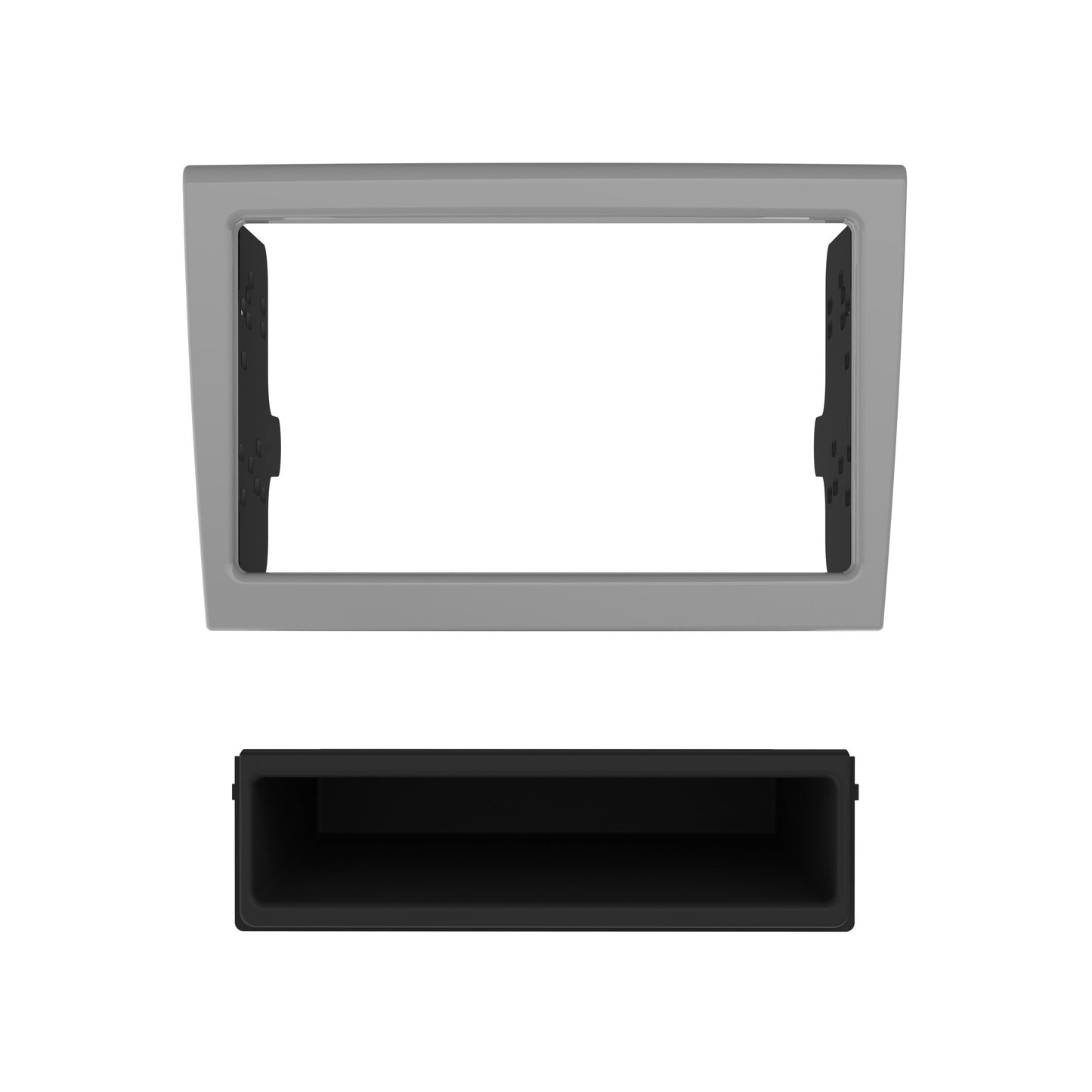 Metra 99-9606G Single/Double-DIN Dash Kit for 2005-2012 Porsche 997 - Gray