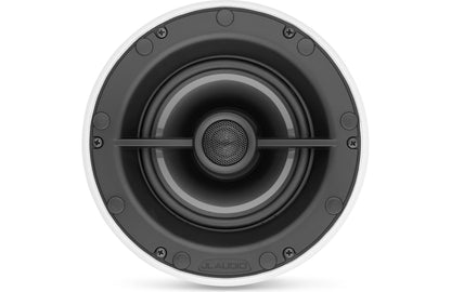 JL Audio M6-650X-L-GwSw-Single 6.5-inch Marine Coaxial Speaker, White Luxe Grille 93912