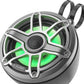 JL Audio M6-650VEX-Mb-S-GmTi-i 6.5-inch Lighted Tower Coaxial Speakers, Titanium Sport Grilles 93411