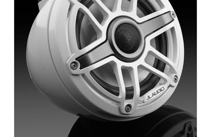 JL Audio M6-650VEX-Gw-S-GwGw 6.5-inch Tower Coaxial System, White Sport Grilles 93410