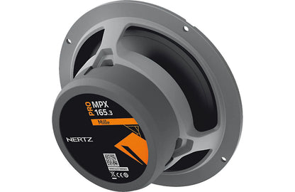 Hertz Mille Pro MPX 165.3 6.5" 2-Way Coaxial Speakers, 100W RMS, 4Ω, Pair