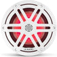 JL Audio M3-650X-S-Gw-i 6.5-inch RGB LED Marine Coaxial Speakers, White Sport Grilles 93515