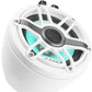 JL Audio M6-650VEX-Gw-S-GwGw-i 6.5-inch Lighted Tower Coaxial Speakers, White Sport Grilles 93412