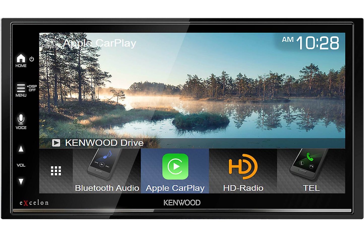 Kenwood DMX809S 6.95" Touch Screen Car Stereo-Wireless Apple CarPlay, Android Auto + CMOS-320LP Backup Camera