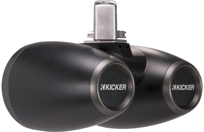 Kicker 45KMTDC65 6.5-inch Black Marine Tower Speakers, Pair