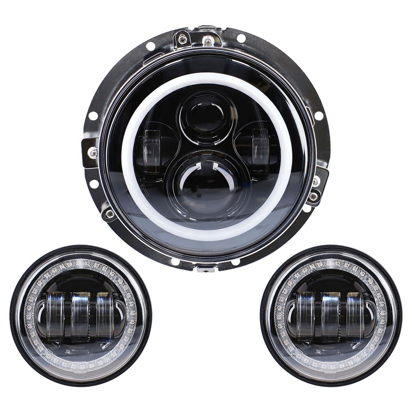 Metra BC-706RGBKT 7 Inch RGB Headlight and 4.5 Inch Aux Kit
